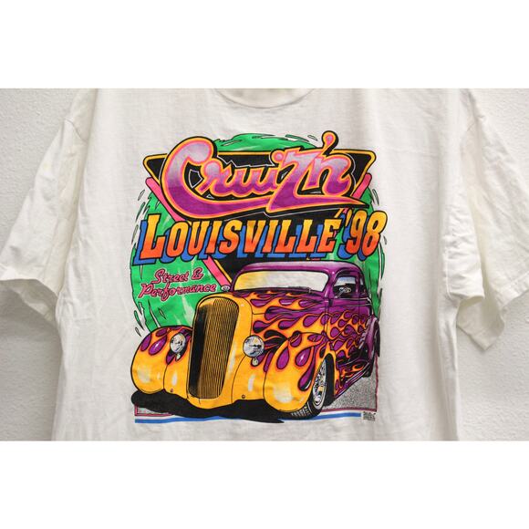 Vintage Hot Rods Cruising Louisville 1998 T Shirt XL - Picture 2 of 8